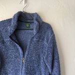 LL Bean Jacket Womens Large‎ Full Zip Fleece Sherpa Lined Warm Cozy Outdoors Blue Photo 1