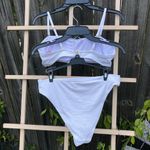 Cabana Del Sol NEW  White Swimsuit Bikini size XL Photo 2