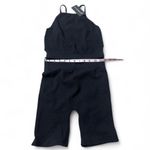 Ribbed Crop Top and Bike‎ Shorts Set Black Size L Photo 8
