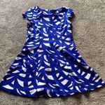 Worthington  White/Blue Dress SIZE 14 Photo 0