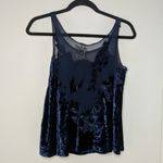 Free People Velvet/Mesh Tank Top Cami S Photo 2