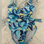 Tommy Bahama
Swirl Side Tie One Piece Swimsuit Size 8 $165 EUC Photo 2