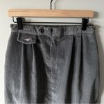 Vintage Wide Corduroy Gray A Line Skirt MALLARD DUCK Size 14 by MH Selections Photo 1