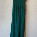 Guess  Berry Lilly jumpsuit wedding guest off shoulder wide leg green summer Photo 2