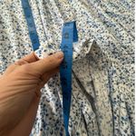 Eileen West Ladies Small Blue Floral Polyester Blend Long Sleeves Cottage White Photo 11