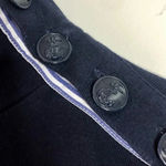 J.Crew High Neck Funnel Neck Sweater Nautical Striped Sweater Size XS Preppy Photo 1