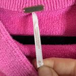 Free People ‎ Mock Neck Ribbed Knit Oversized Tunic Sweater Pink Size Medium Photo 4