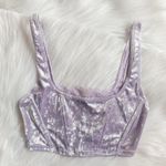 Light Lilac Velvet Lace Bra Photo 0