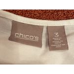 Chicos 3 US Size XL Colorful Floral Rhinestone Lace Top Blouse Boho Beach‎ Photo 4