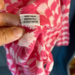 Roberta Roller Rabbit  Pink and White Floral Top | Size Large Photo 3