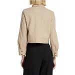 Ba&sh  Flint Pocket Jacket Cropped Shacket Sable Minimalist Spring Button… Photo 1