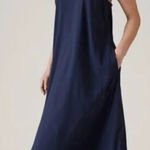 Athleta  Presidio Traveler Maxi Dress – Navy – XS – High-Low Hem Photo 0