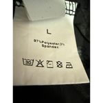 Lyaner Black Floral Silky Satin High Waist Front Slit Mini A Photo 4