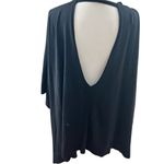 Lululemon Free To Coast Wrap One Size Knit Sweater Wrap Black Cozy Yoga Pilates Photo 2