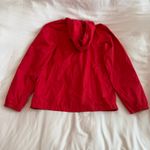 The North Face  Red Black Raincoat Kids XL / Adult XS Lightweight Jacket Photo 2