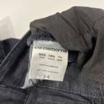 Liz Claiborne Skinny Leg Jeans Womens 14 Black Cotton Denim Stretch Curvy Fit Photo 9