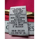 Catherines  Ombre Pink Red Pleated Scoop Neck Butterfly Sleeve Tunic Top 2X Photo 3