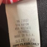 Vintage John Roberts Long Vest Black Size 8 Photo 3