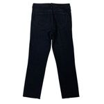 William Rast  Black Denim High Rise Slim Straight Leg Jeans 26 Trendy‎ Photo 3