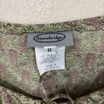 Vintage 90s Stonebridge Floral Maxi Dress with Button and Velvet Trim Detail Green Size 8 Photo 2