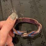 Disney Megan Vintage 90s Purple TieDye Leather Bracelet Mickey Mouse DisneyWorld Canada Photo 9