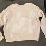 The Great EUC bleached out pale pink and white distressed sweatshirt. Photo 5