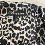 Baccini  Black and White Animal Print Blazer Photo 4