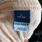 Old Navy Peach Ribbed Baby Tee Crop Top Cottagecore Minimalist Soft Girl‎ Small Photo 2