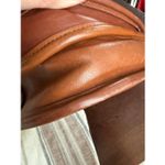 Coach Vintage 90s Prairie Bag 9954 British Tan Leather Flap Turnlock Crossbody B Photo 9