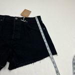 Reformation Jeans Charlie High Rise Jean Short Womens SZ 29 Black Button Fly NEW Photo 6