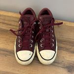 Converse  All Star High Street Ox Leather Burgundy Shoes Sneakers Photo 5