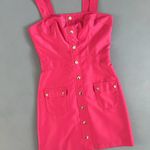 Amanda Uprichard Archie Nylon French Rose Pink Mini Dress Photo 5