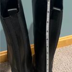 Marc Fisher  Black Leather Knee High Boots, Size 6 Photo 3