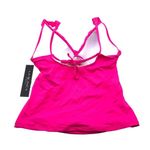 La Blanca Island Goddess Twist Tie Back Tankini Top Tummy Control Pop Pink 4 Photo 3