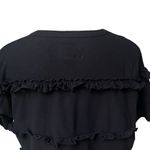 Current/Elliott Current/Elliot Claudia Boxy Oversized Tee in Black, Sz 0 (X/S) Photo 9
