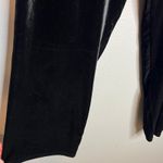 Kathie Lee Wide Leg Velvet Pants Size M‎ Black Pull On Classic Comfort Holiday Size M Photo 1