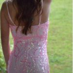 Windsor Pink Sparkly  Prom Dress Photo 3
