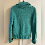 American Eagle  sweater cardigan academia purple/green button front Large Photo 4