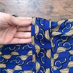 Issa London • Gathered Long Gown maxi dress sleeveless blue rayon jersey chain Size 2 Photo 6