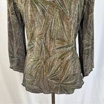 Dress Barn Vintage Blouse Womens Petite Large Tank Top Underneath High Low Hem Photo 7