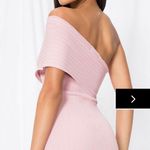 Revolve Pink One The Shoulder Mini Dress Photo 1
