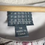 Rabbit Rabbit Rabbit Design 3/4 Bell Sleeve Floral Lace Fit Flare Dress 14 Size 12 Photo 7