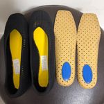 Vivaia Black Margot Open Knit Square Toe V Cut Opening Slip On Flats 40.5 9 9.5 Photo 10