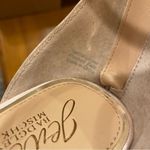 Badgley Mischka Jewel  Champagne Lexie Knotted Platform Block Heel Size 9.5 Photo 6