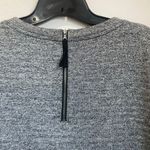 Lou & grey  A-line Gray Black Lined Stretch Career Work Dress Size Large Photo 2