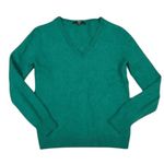 Uniqlo  Forest Green Cashmere V-Neck Pullover Sweater Size XS Photo 0