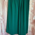 Jessica McClintock  Vintage 90’s Y2K Emerald Green Flower Babydoll Mini Dress Photo 2