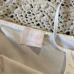 Le Rose Stories Satin V Neck Mini Slip Dress White (XSmall/Small) Photo 2