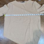 Annarita N Asymmetrical Sweater Merino Wool Cream Size Small Photo 5