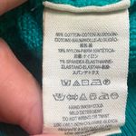 Free People Teal Boucle Cotton Blend Found My Friend Pullover Sweatshirt Photo 11